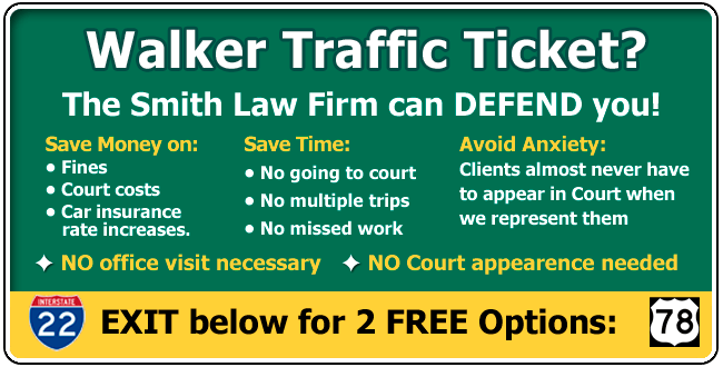 Walker Speeding and Traffic Ticket Lawyer Reggie Smith